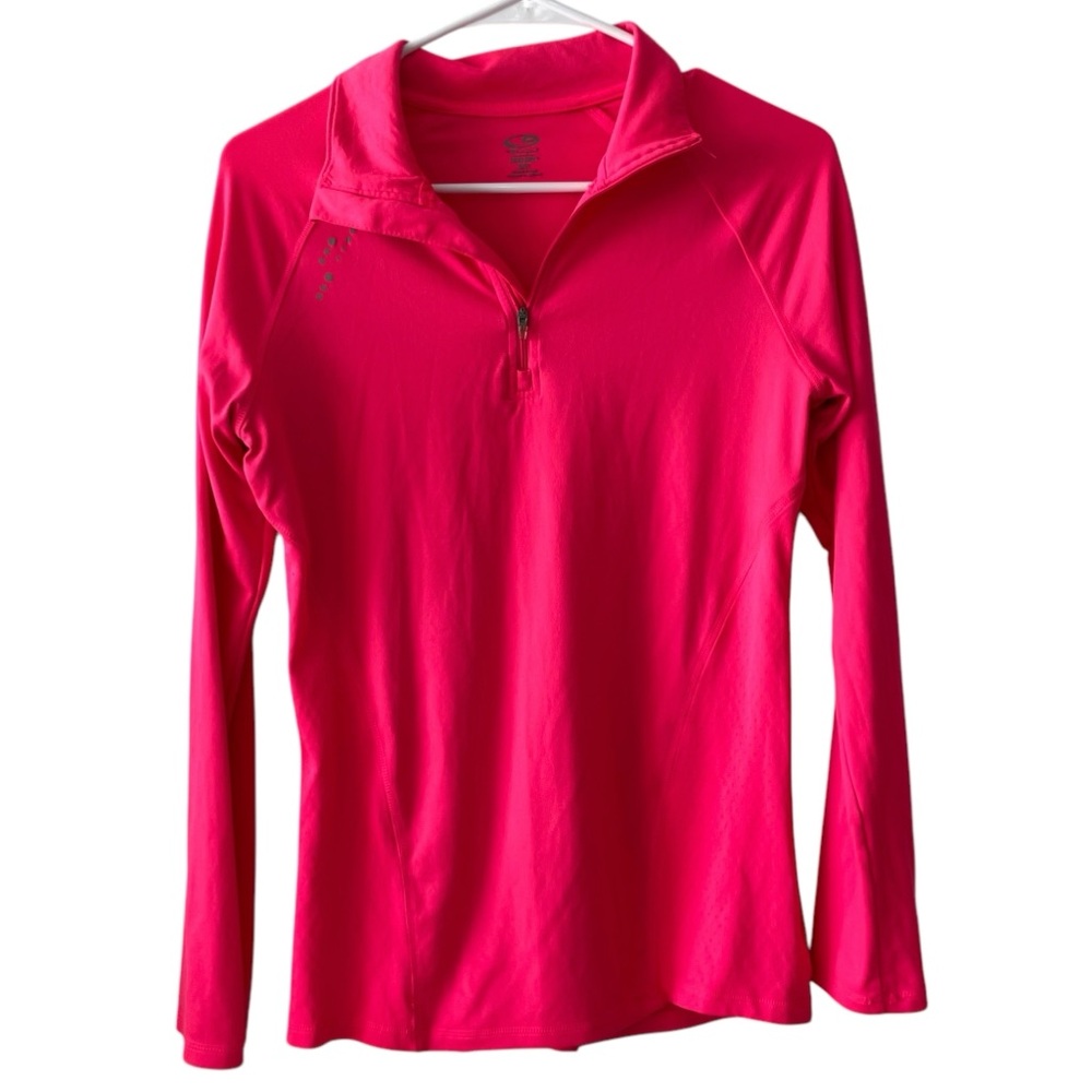 Champion Duo Dry Quarter-Zip Pullover | Pink | Small